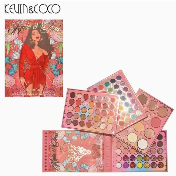 Kevin & coco 117 Eyeshadow Makeup Palette NEW - Picture 1 of 7